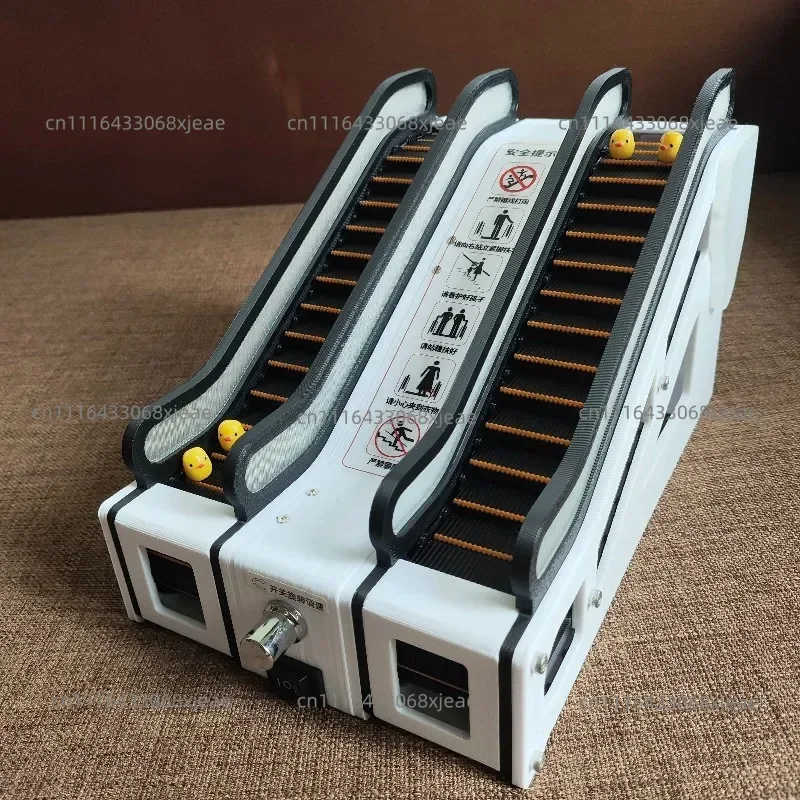 Portable Wireless Escalator Model with Adjustable Speed & Forward/Reverse – 3D Printed DIY Educational Toy