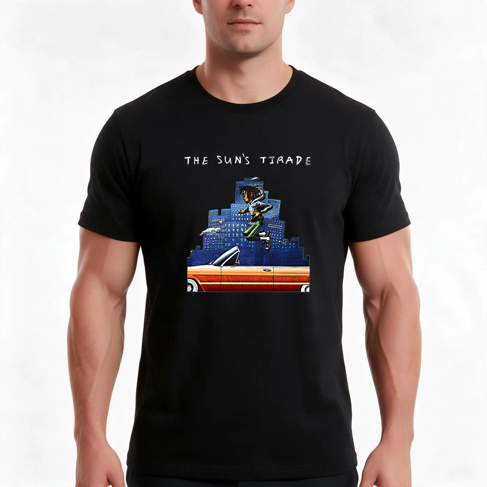 Isaiah Rashad T-Shirt Summer Casual Cotton Tee Oversized Streetwear Tops Vintage Graphic Print Loose Fit Short Sleeve