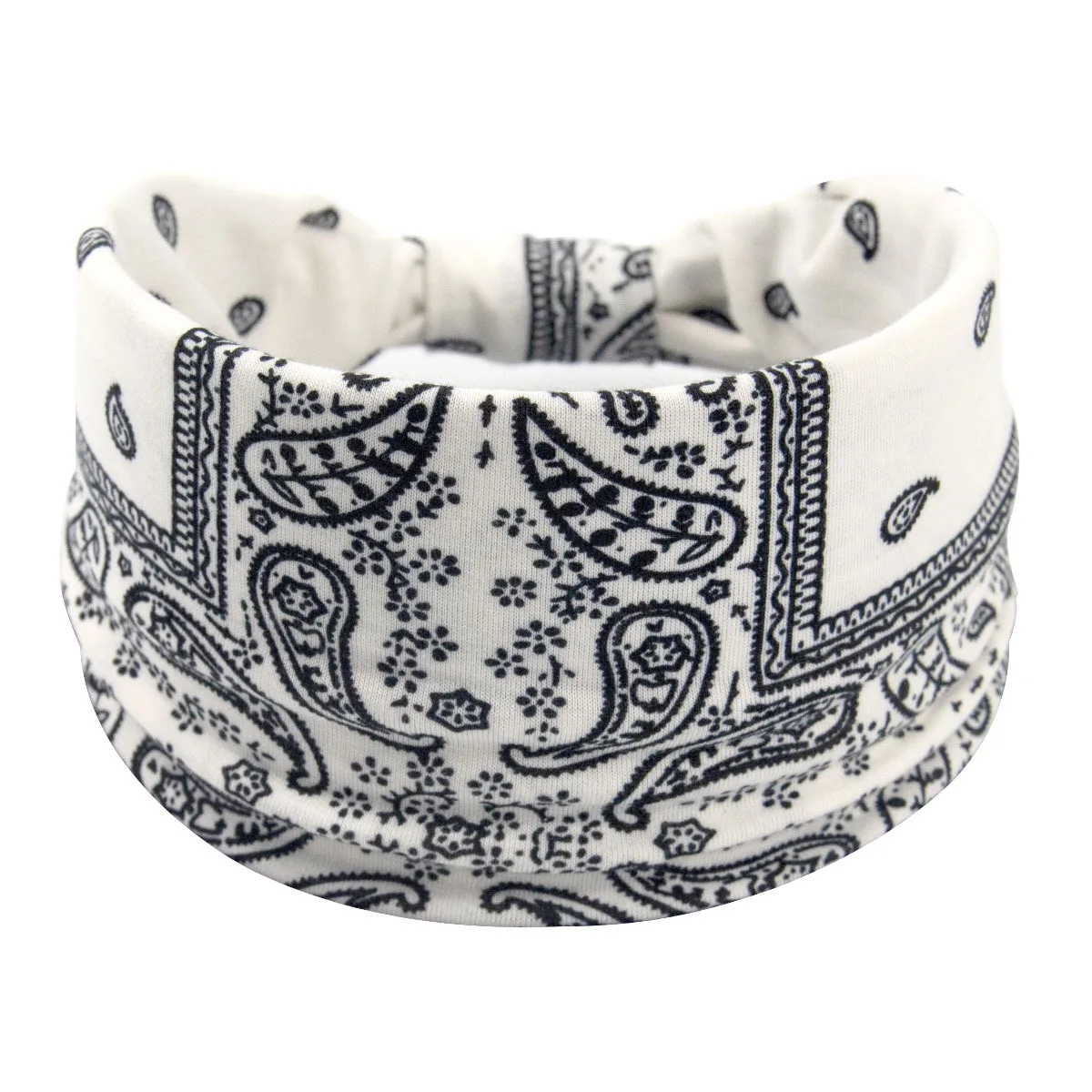 Bohemian Soft Twist Knotted Wide Edge Stirnband Frauen Sport Weiche Yoga Turban Bandana Kopftuch Bandeau Femme Pour Cheveux – Detail 10