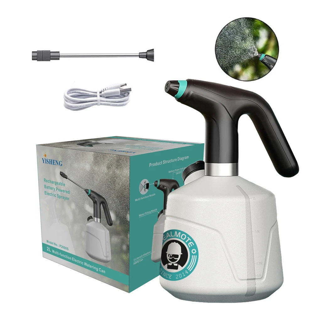 2L Electric Plant Spray Bottle Automatic Watering Fogger USB Electric Sanitizing Sprayer Watering Machine Plants Garden Tool