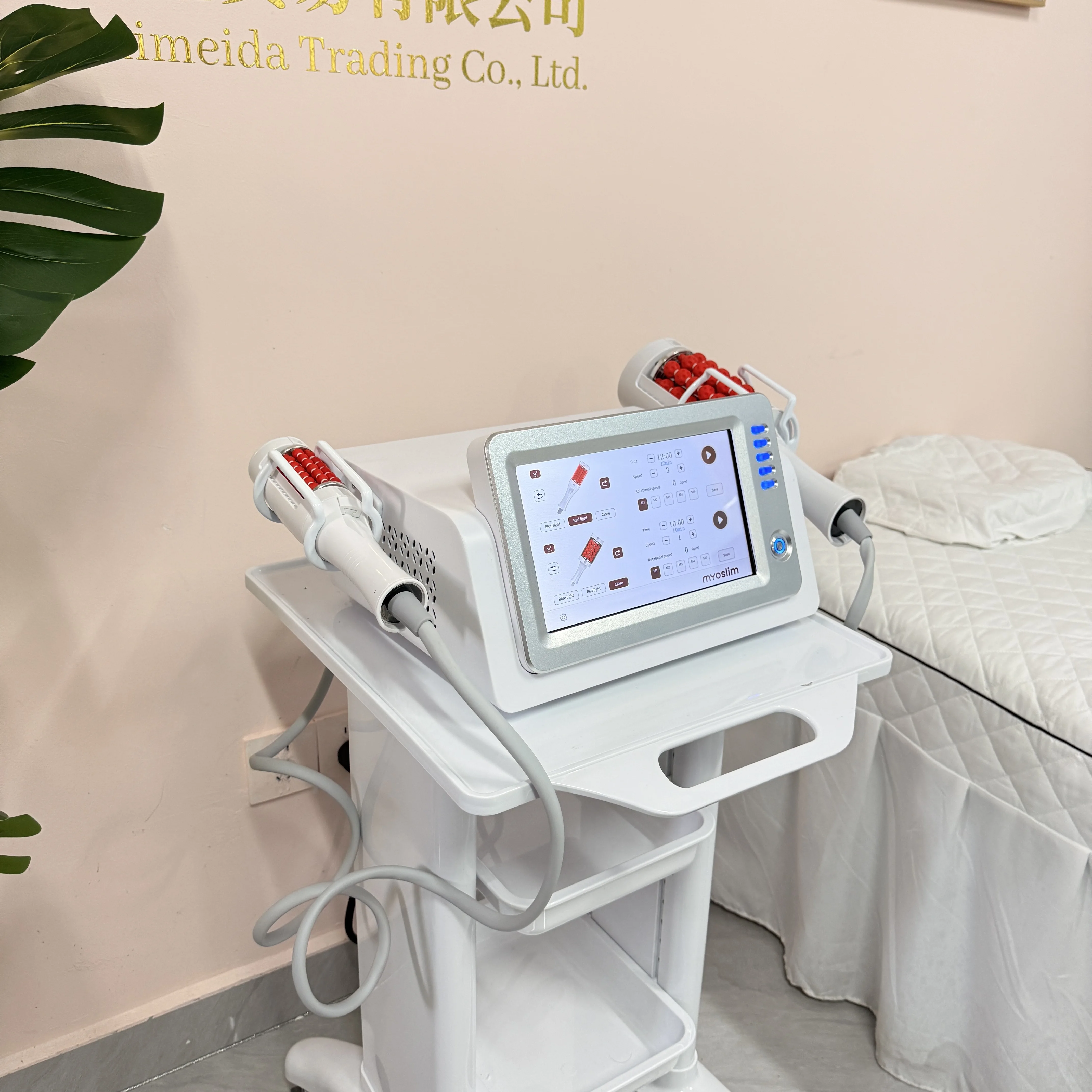 MYOslim Portable Inner Ball Roller Machine - Powerful Body Massage RF Fat Burning Lymphatic Drainage Instrument Commercial Use