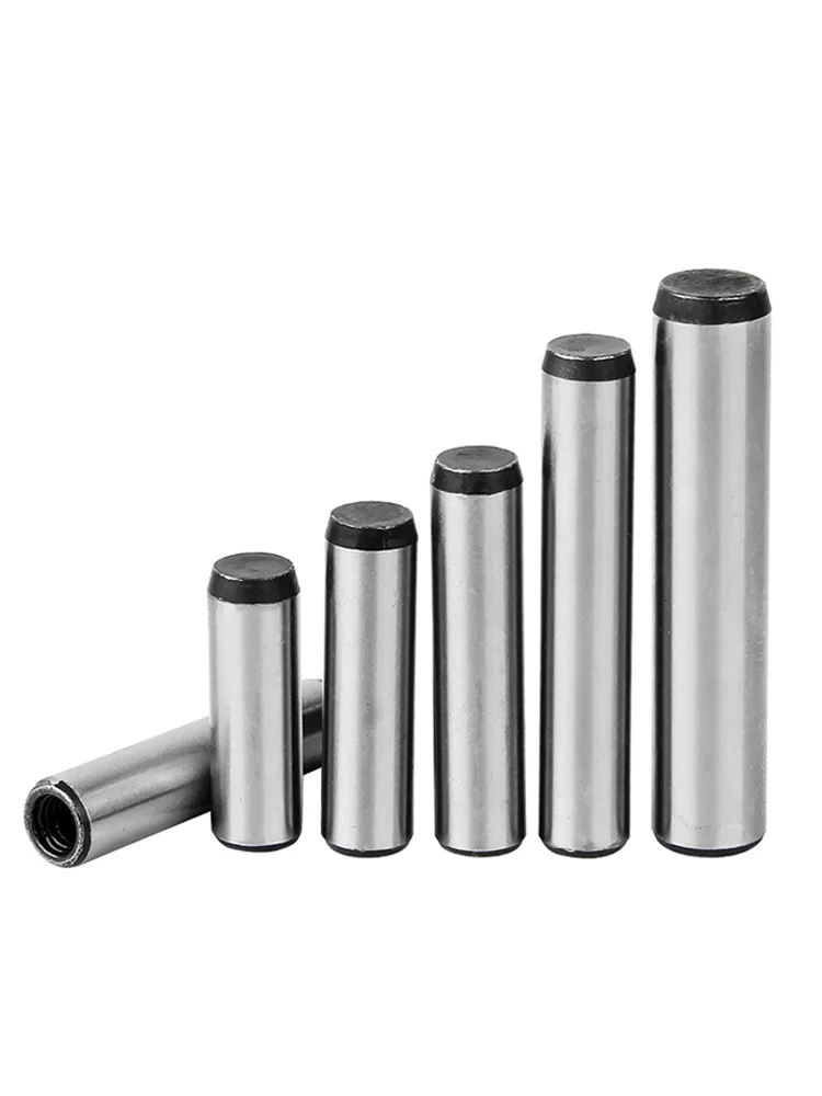 Weiyi M2.5 M3 M4 M5 M6 M8 M10 M16 M20 45 # Stahl-Innengewinde-Zylinderstift, Positionierstift mit Innenverzahnung und Loch GB120 – Detail 2