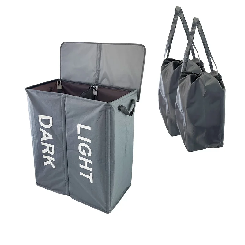 Foldable Laundry Basket Roller Dirty Clothes Basket Clothes Storage Bag Yoga Storage Basket Household Classification Box