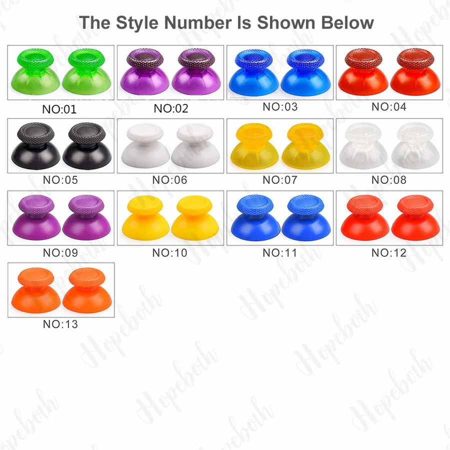 

100 шт./лот 3D аналоговый джойстик колпачок модуль грибная крышка для контроллера PS5 крышка джойстика