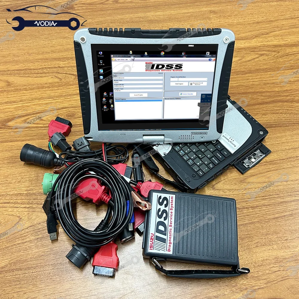 

For ISUZU IDSS G-IDSS E-IDSS Diesel Engine Truck Excavator EURO6/EURO5 Auto Diagnostic Tool with CF19 laptop