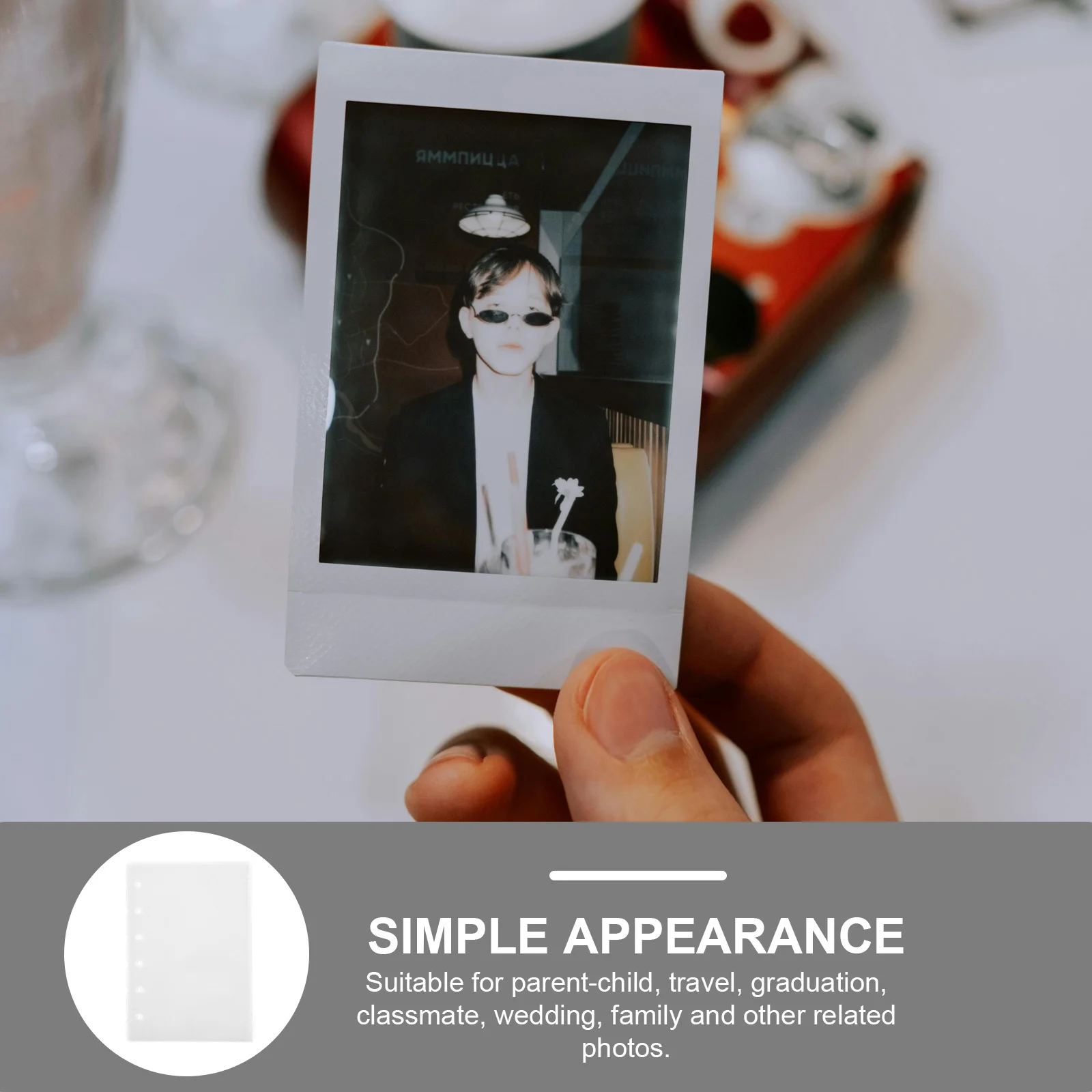 52Pcs 14x12.5cm Scrapbook Refill Pages Binder Clear Plastic Page Protectors Dual Dividers Photo Album Inserts PVC