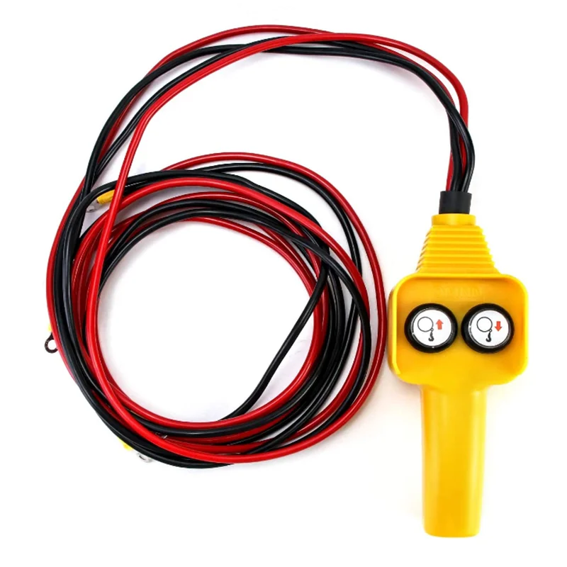 Manual control assembly for winch, crane button switch, for 1500lbs to 5000lbs 12V UP Down crane suspension handheld control