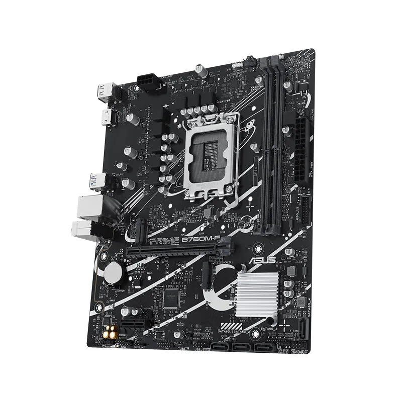اللوحة الأم ASUS PRIME B760M-F DDR5 - LGA1700 لـ Intel 14/13/12th Gen، PCIe 4.0، Dual M.2، Aura Sync RGB #6