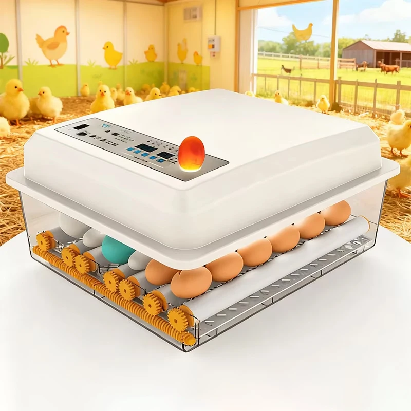 16/36 Eggs Capacity Automatic Smart Egg Incubator Use Small Incubation Machine For Home Chicken Duck Goose Pigeon Turning Check