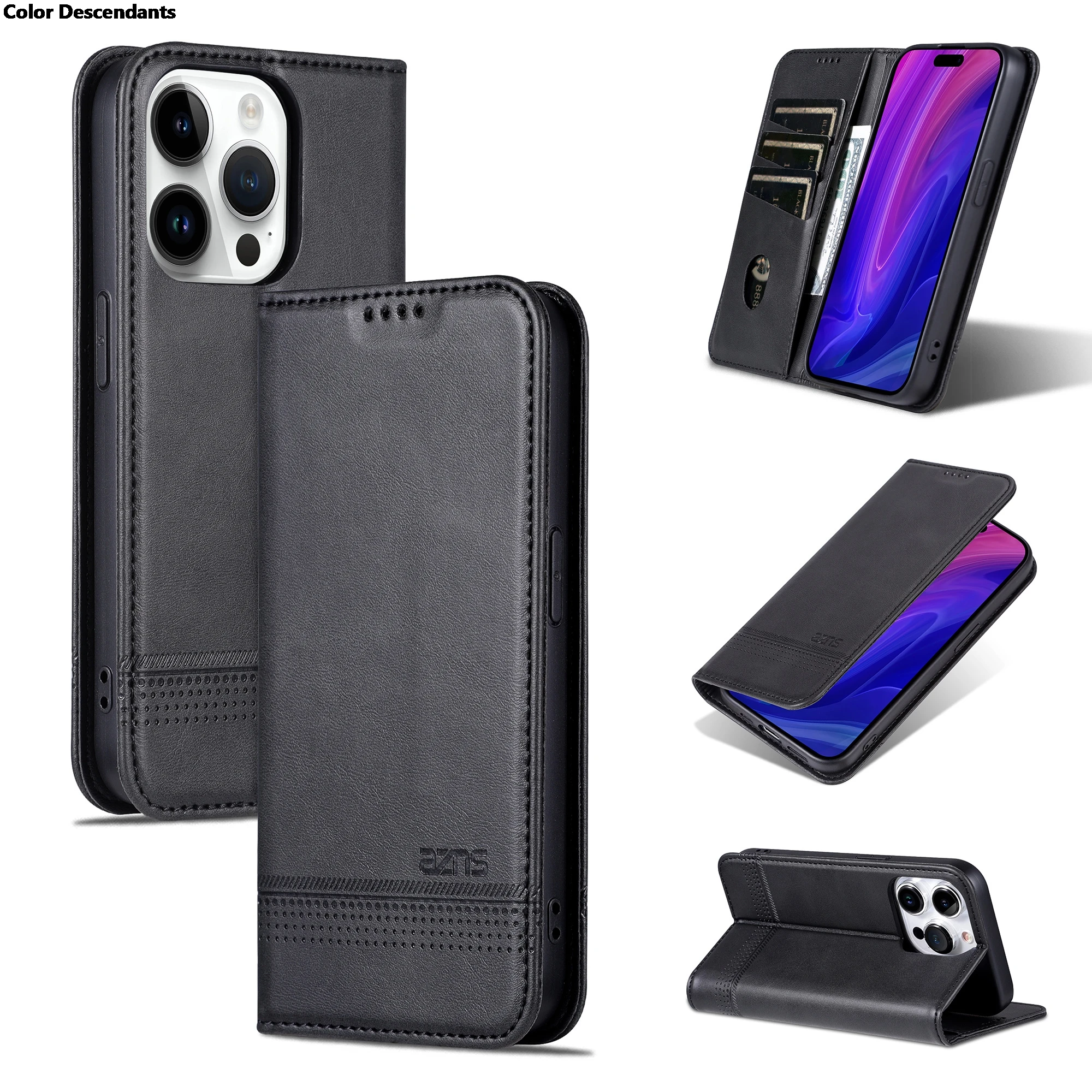 Case for Oppo Reno5 Lite F19 Pro 4G A94 A93 A74 A95 A96 A97 Reno7 Z Luxury Wallet Cards Stand Leather Flip Coque Phone Bag Cover