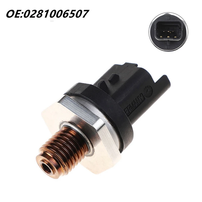 Fuel Rail Pressure Sensor Pressure Relief Valve Fuel Rail Sensor Transducer For Peugeot 0281002797 0281006507 0281002283