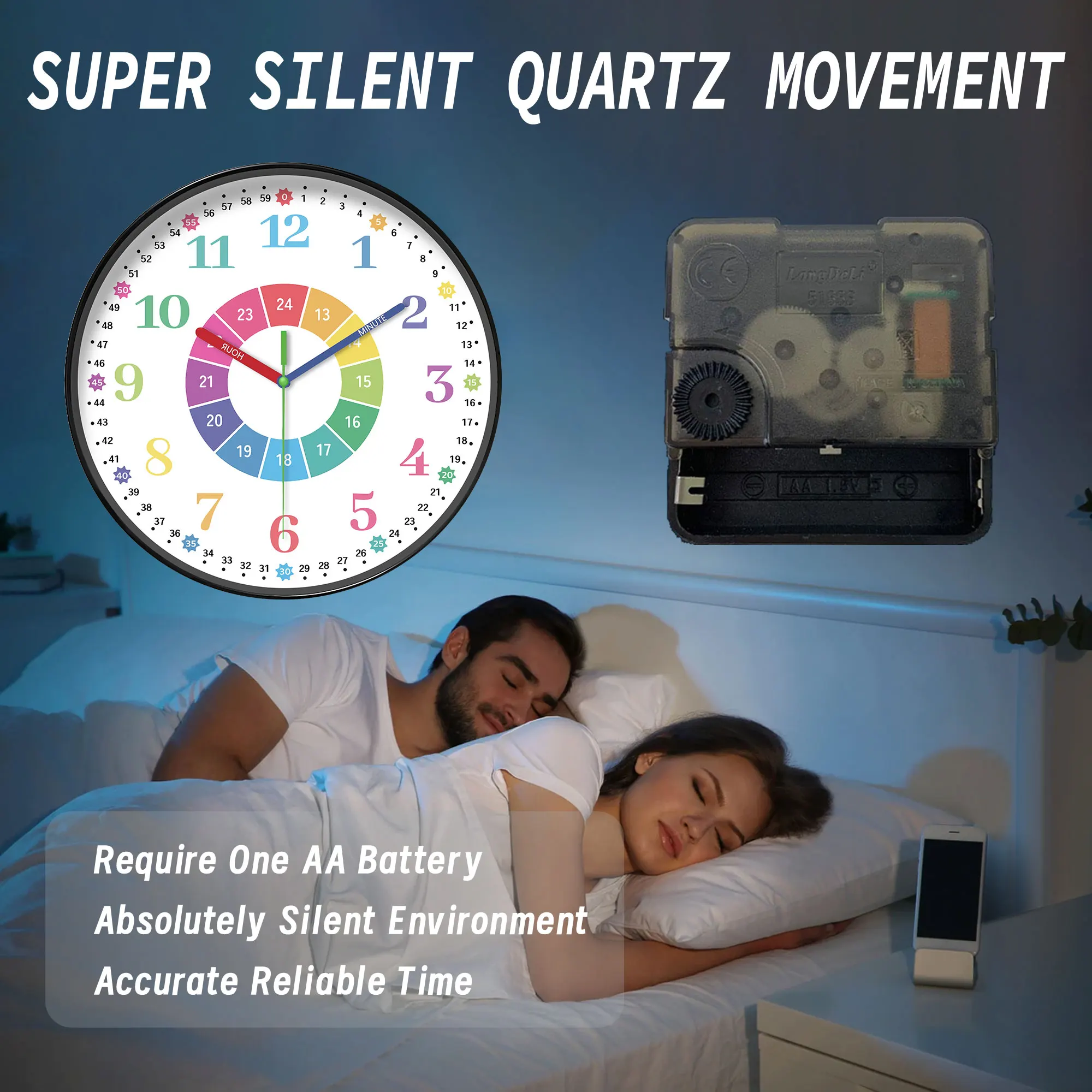 Thumbnail 4 - #18 Latest Silent Wall Clocks Offers