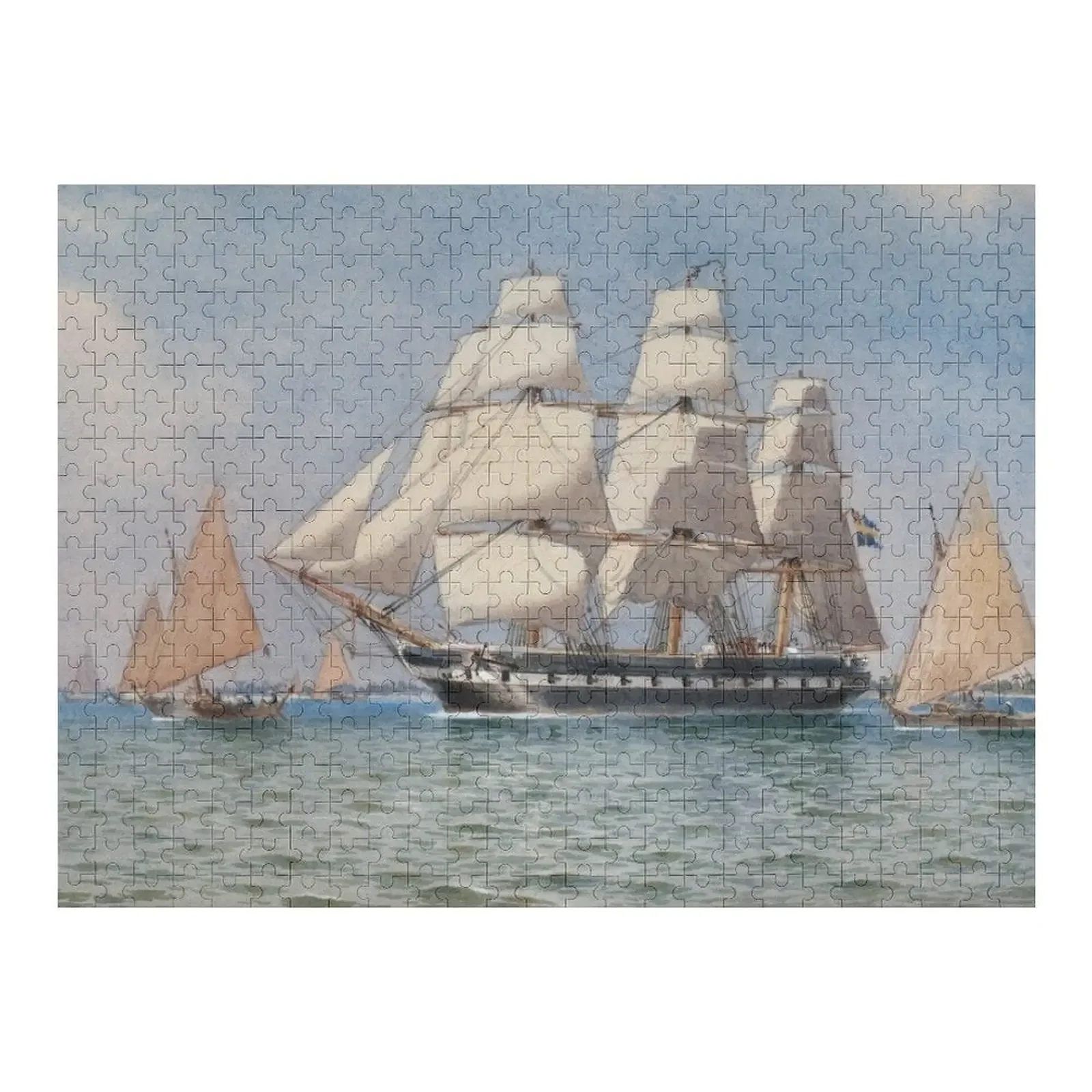 

Old Sailing Ship Jigsaw Puzzle Wood Photo Personalized Name Wooden Toy Photo Custom Puzzle