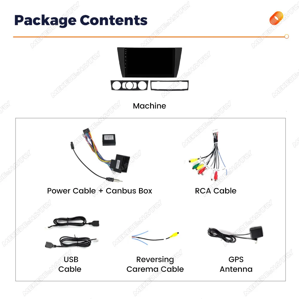 أندرويد 14 CarPlay راديو الوسائط المتعددة مشغل فيديو لسيارات BMW E90 E91 E92 E93 2005-2013 أندرويد السيارات DVR رصد كاميرا الرؤية الخلفية FM #6