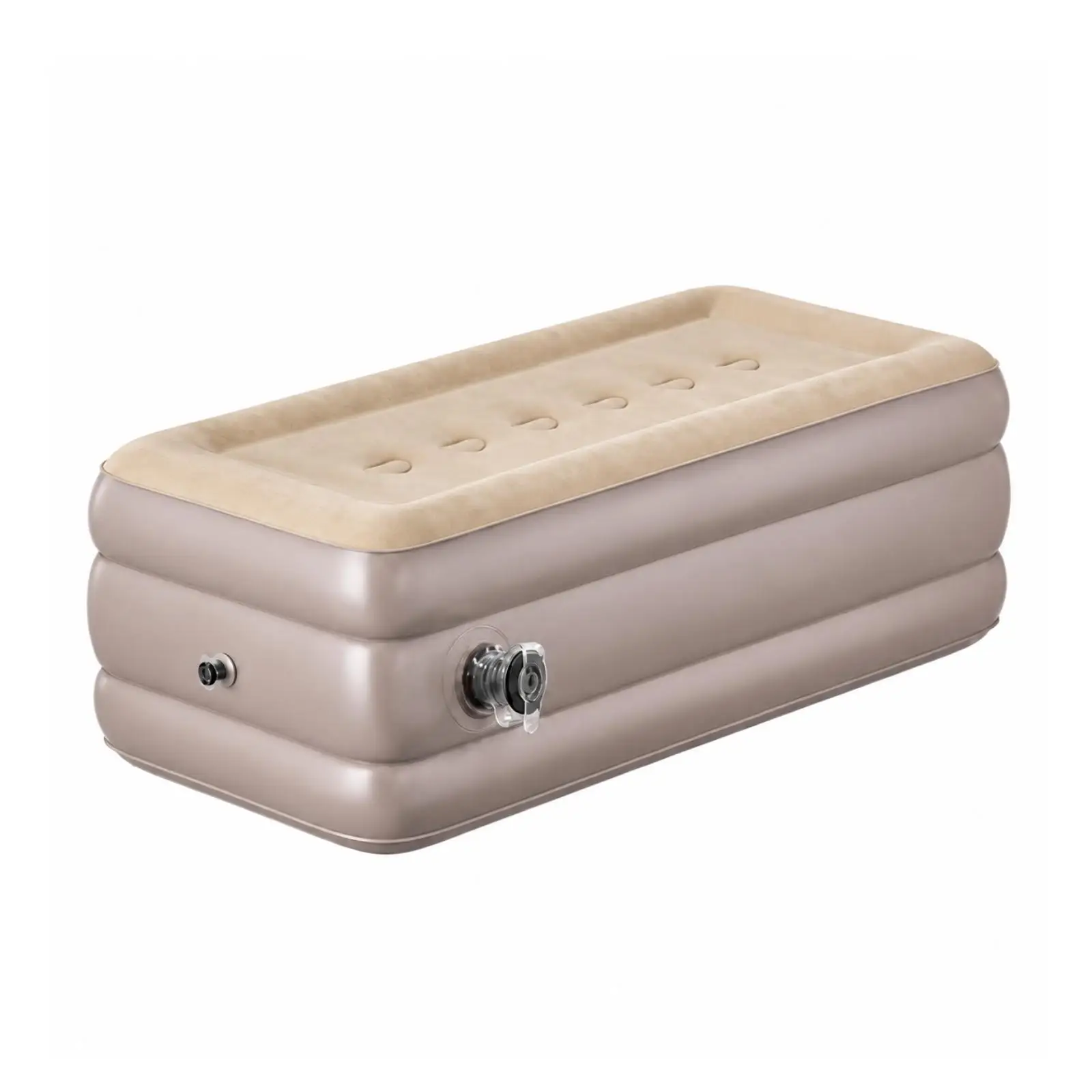 Train Train Berth Mattress Travel-Friendly Inflatable Mattress with Manual Air Pump 150 Kg Capacity for Family Commuters,