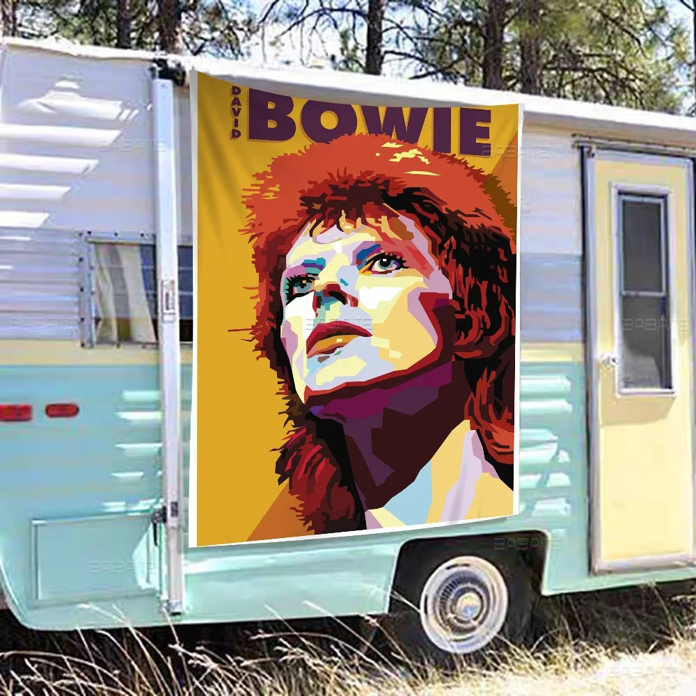 Rock Singer David B-Bowie Banner INS Style Outdoor Party Decoration Atmosphere Flag