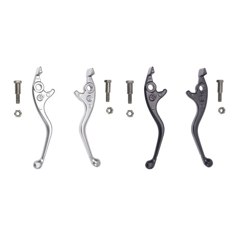 Curved Motorcycle Brake Levers with Rounded Ball Ends, Left and Right Handle Pair for Tutto Tuttio Maintenance Tasks 68UF