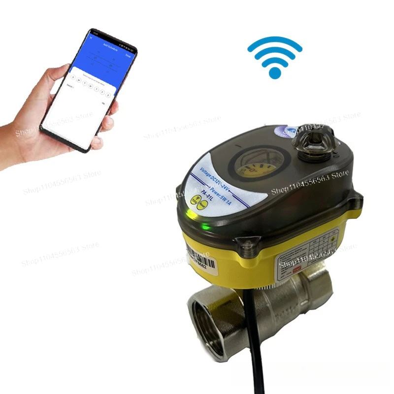 

WIFI Stainless Steel Electric Ball Valve, APP Remote Control Smart Valve for Plumbing and Industrial Systems