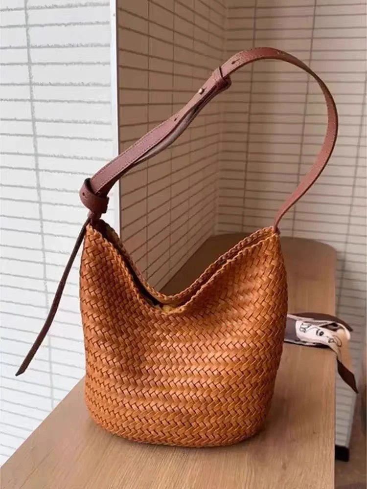 

Large Capaci Commuter Emed Buet Bag Women's 2025 New Faion Casual Beach Vaion Crossbody Tote Bag