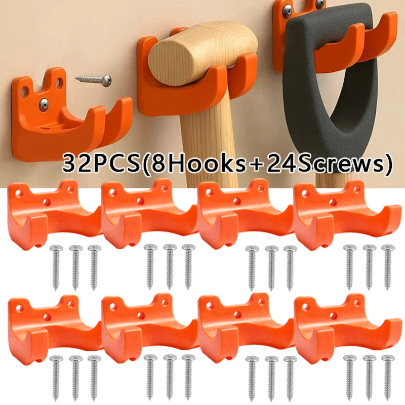 32Pcs Garden Tool Hanger Rack - Gardening Tools Screwfix recension och pris