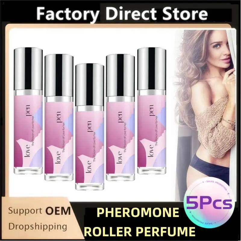 5 pçs novo perfume óleo essencial rolando fresco de longa duração pulso pescoço nicho luz fragrância atmosfera casal namoro perfume