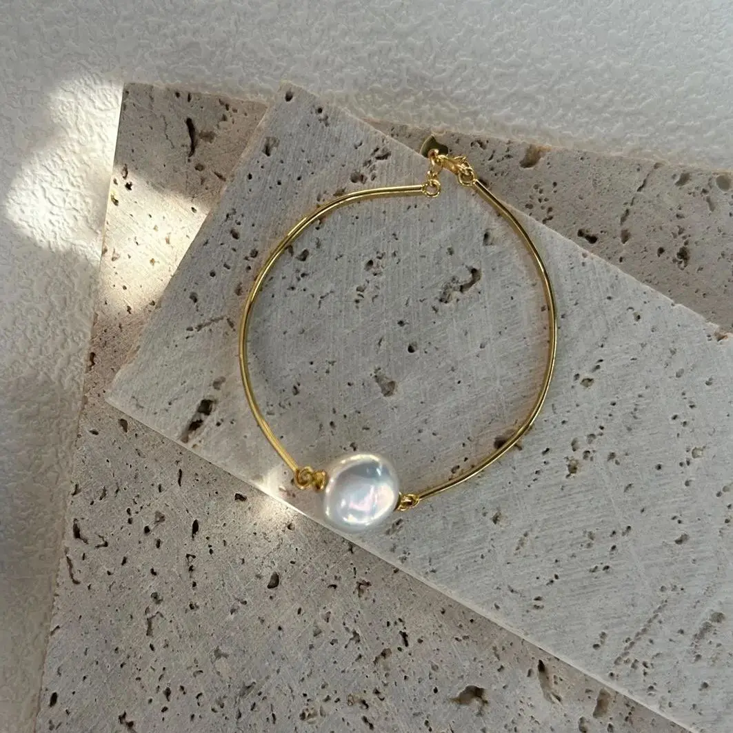 

Freshwater Pearl Bracelet 925 Silver With 18K Gold Plated Baroque Natural Pearl Bracelet Nice Birthday/Christmas Gift for Women