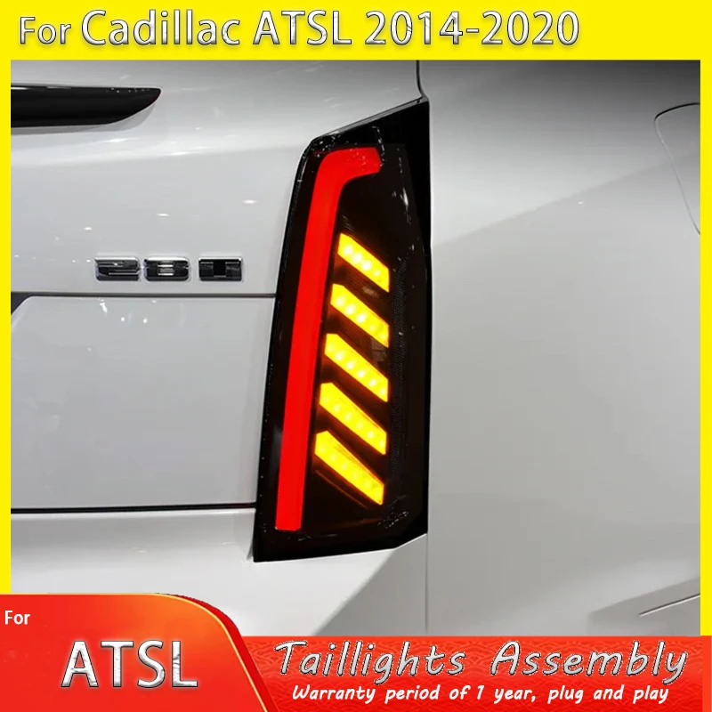 

LED Tail Light For Cadillac ATS 2013 2014 2015 2016 2017 2018 2019 2020 Sedan Dynamic Turn Signal DRL Brake Reverse Assembly