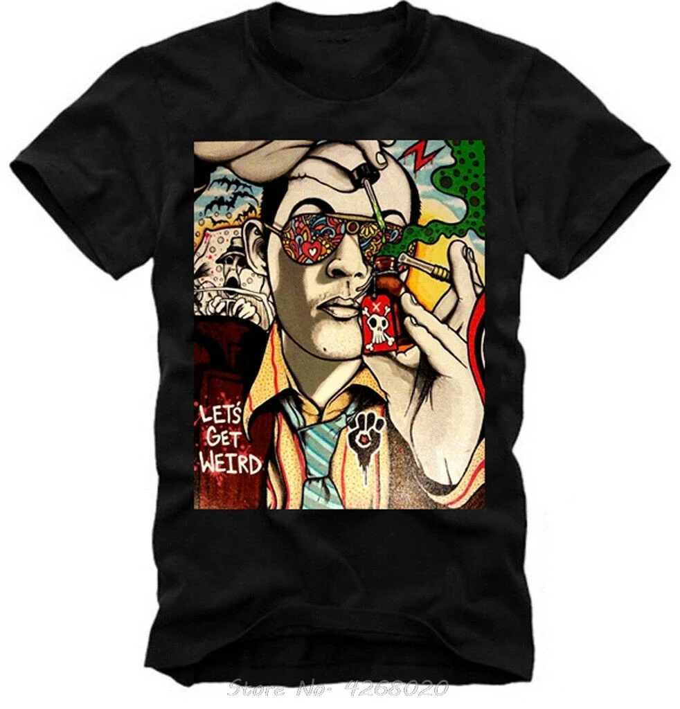 2026 Summer Men  Loathing in Las Vegas Lsd Dmt Gbl Xtc for Men TShirt  Fashion Printed Pure Cotton Cosplay T-Shirts S-5xl