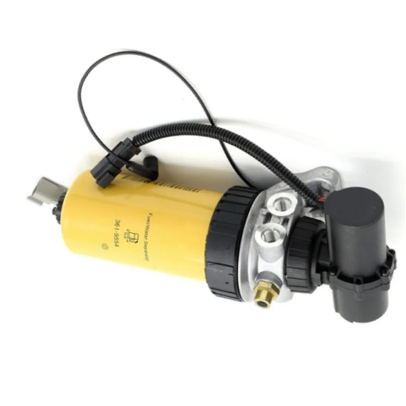 

H5-Fuel Water Separator Fuel Filter Assembly With Electronic Pump 228-9130 2289130 3491063 349-1063 For CAT Excavator