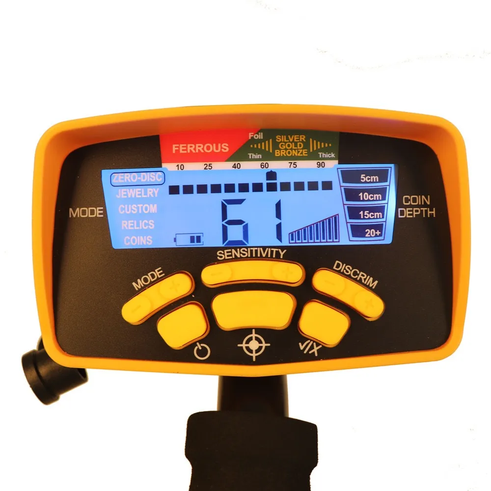 MD6450 TX 850 Control Unit Host for Metal Detector Battery BOX LCD Digital Display Main Panel Gold Digger Explore Search Coil