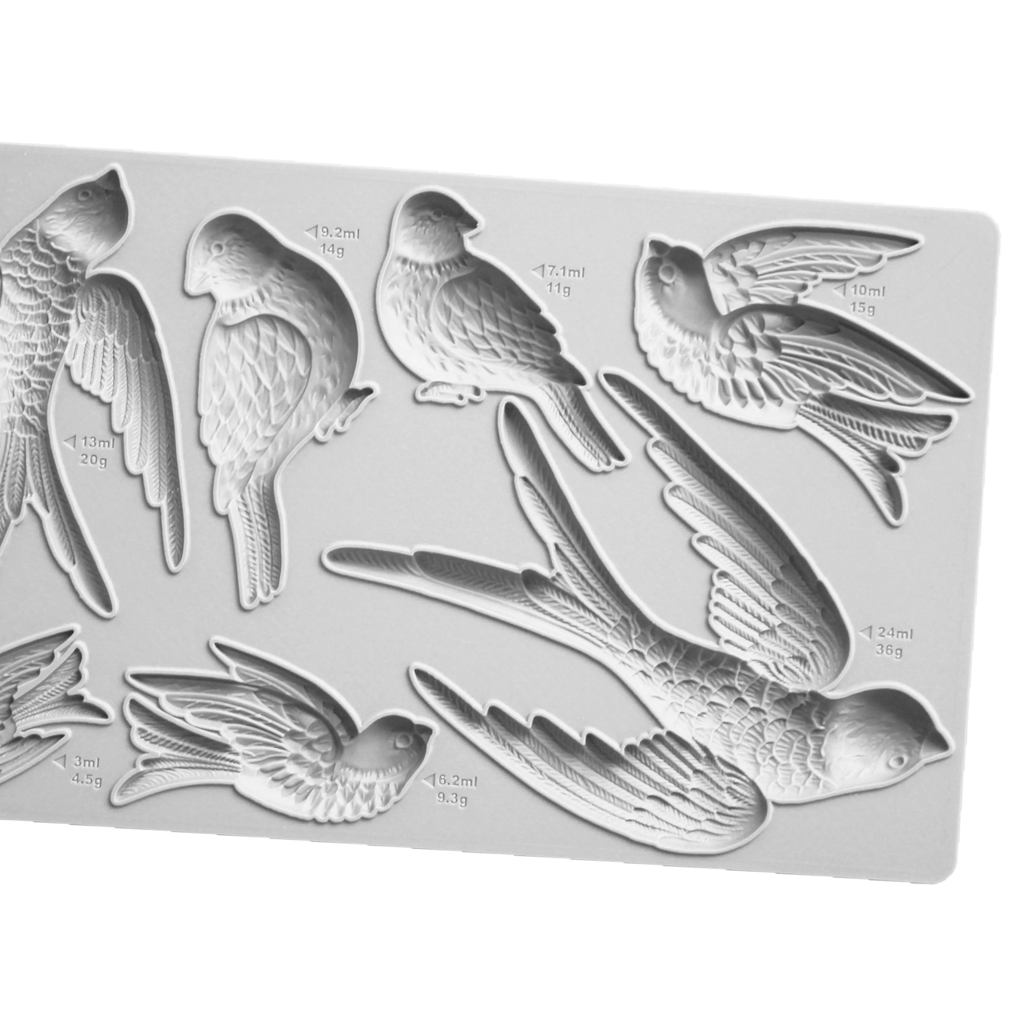 Birds，Swallows Silicone Mold Fondant Cake Decorating Silicone Mould Clay, Gumpaste Sugarcraft Chocolate Baking Tool Kitchenware