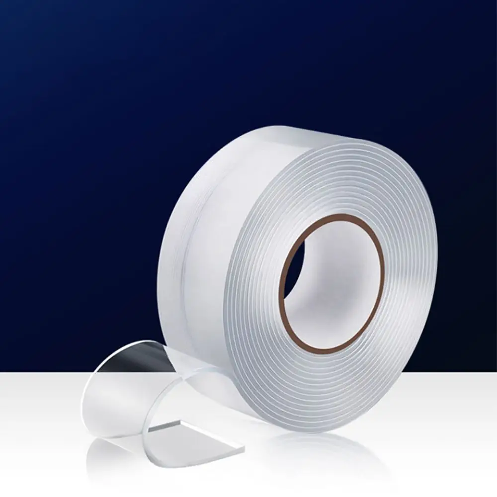 

Acrylic Material Cleanable Waterproof Nano Tape Reusable Double Sided Tape Wall Stickers Adhesive Tapes Home Decoration