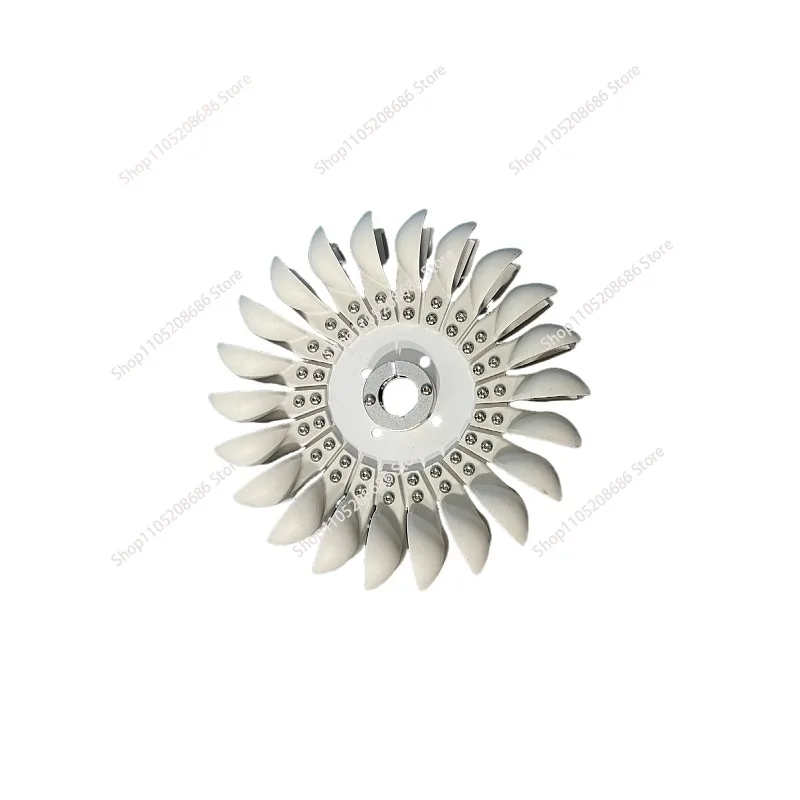 Impact type water wheel DIY hydraulic generator, light and sturdy