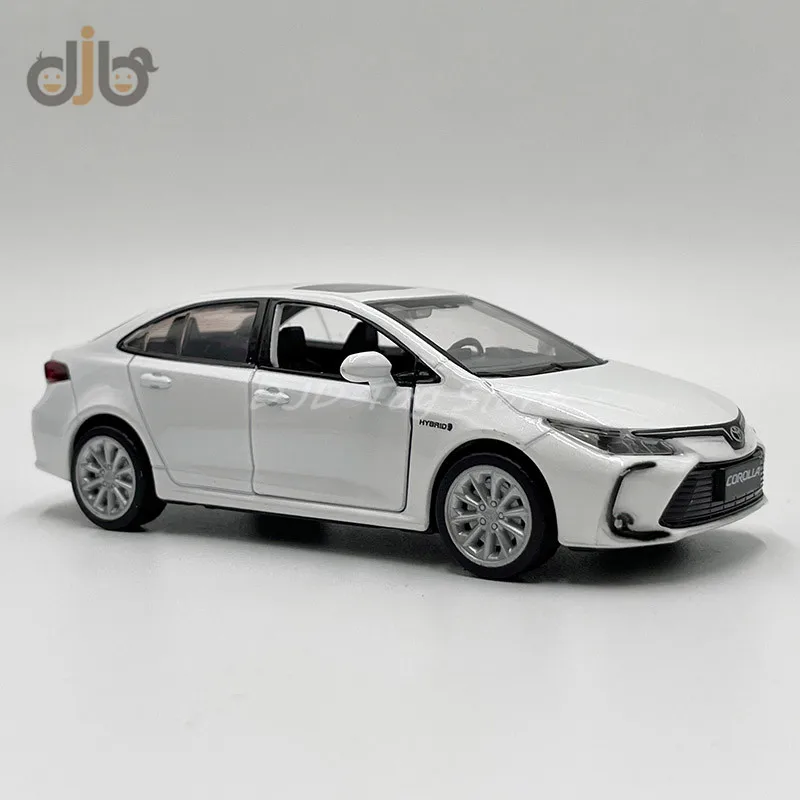 1:32 Diecast Metal Super Car Model Toy Corolla Pull Back With Sound & Light