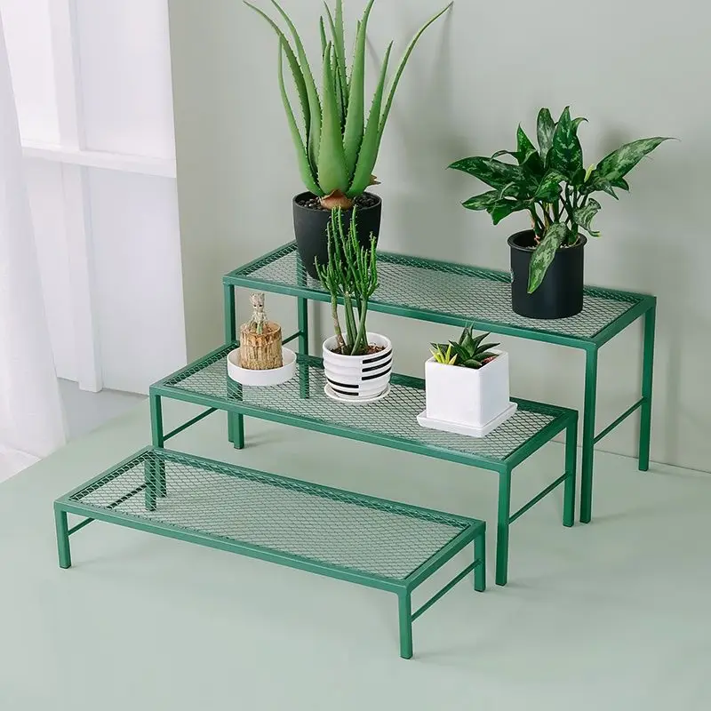 

Nordic balcony flower rack indoor multi-layer living room household shelf succulent dill pot rack decorative plant rack