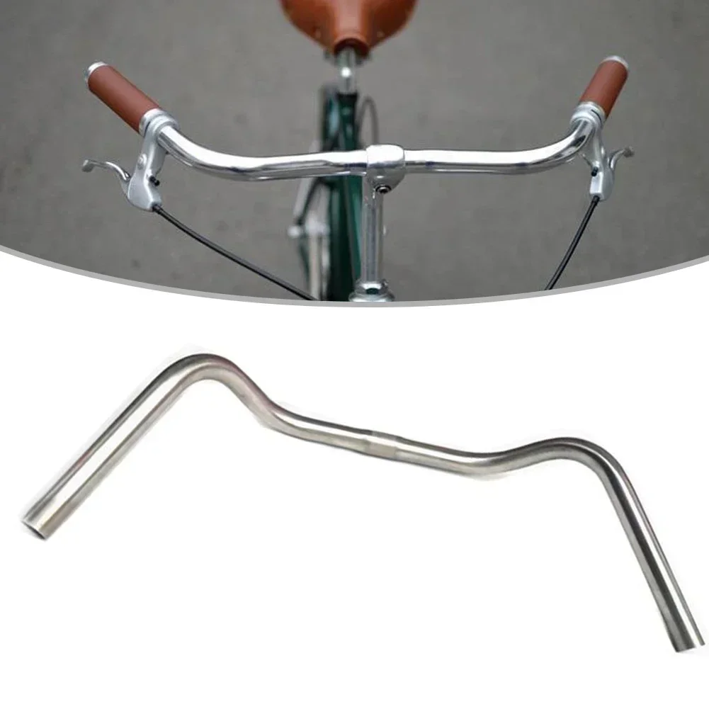 Stainless Steel Bike Handlebar Alloy All Rounder Handlebars Bicycle Trekking Comfort Cruiser Sit Up Bike Replacement Accessories