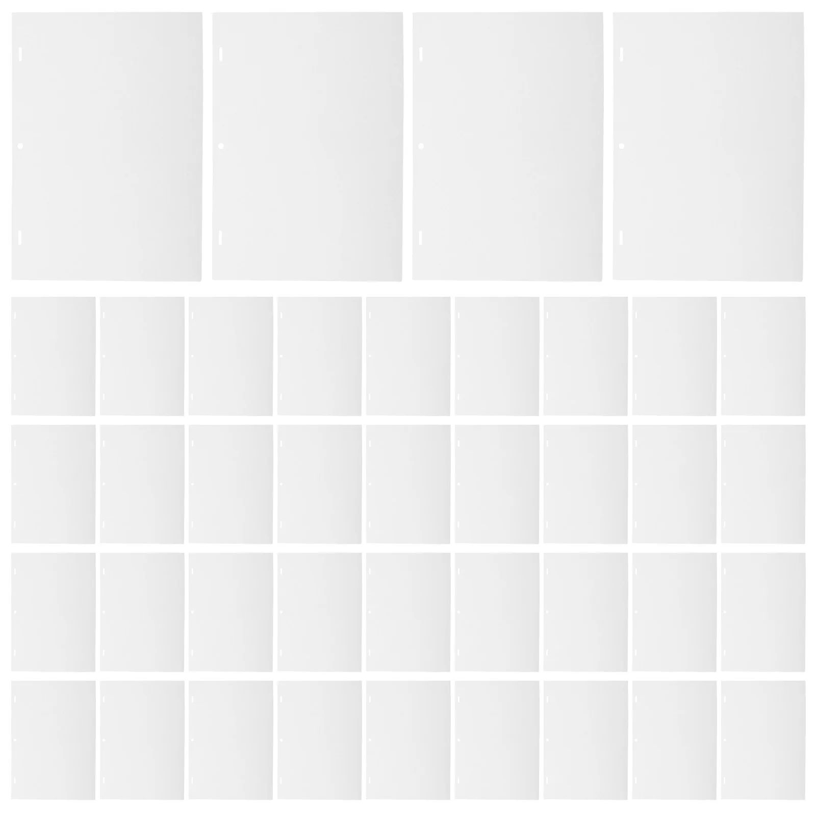

200pcs Animation Positioning Paper Thick Blank Drawing Sheets for Kids Students Crafts Art Painting Supplies Smooth Decorative