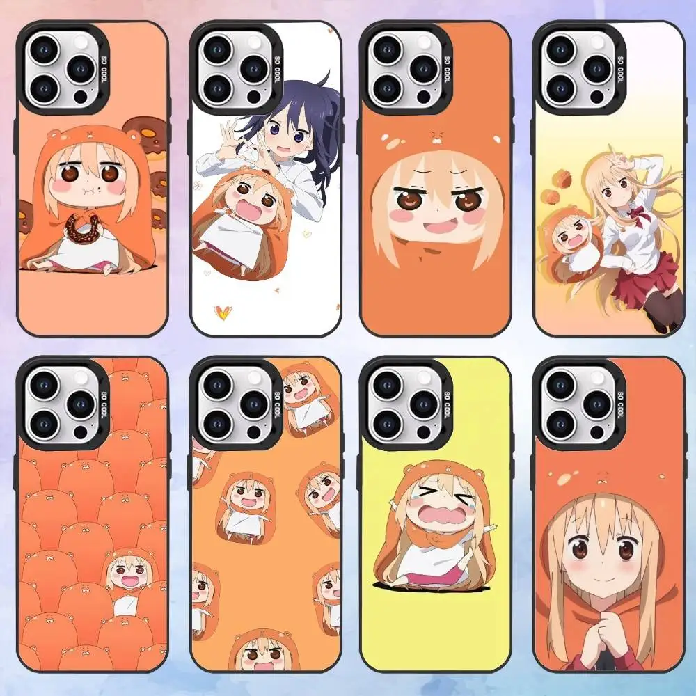 

Himouto Umaru-ChanS Phone Case For iPhone 16,15,14,13,12,11,Pro,MAX,Black Matte Silicone Cover4G