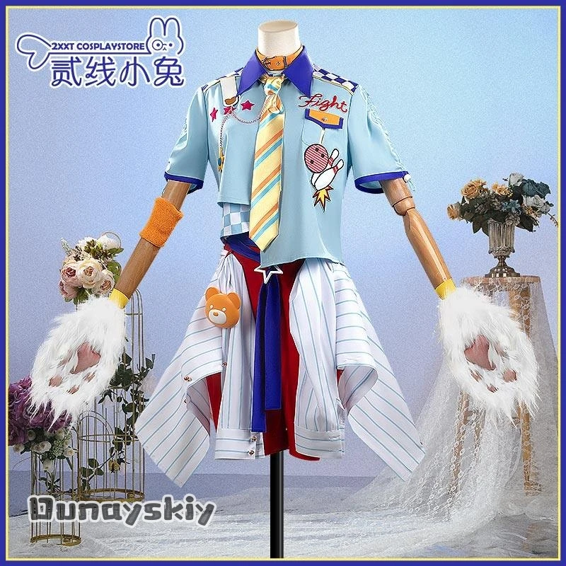 D St@Ensemble Stars Kuma Resu Q Ninomiya Nio Himemiya Nezumi Yumiki Makoto Tsukiyomi Meito Dua Косплей Костюм Аутентичная игра
