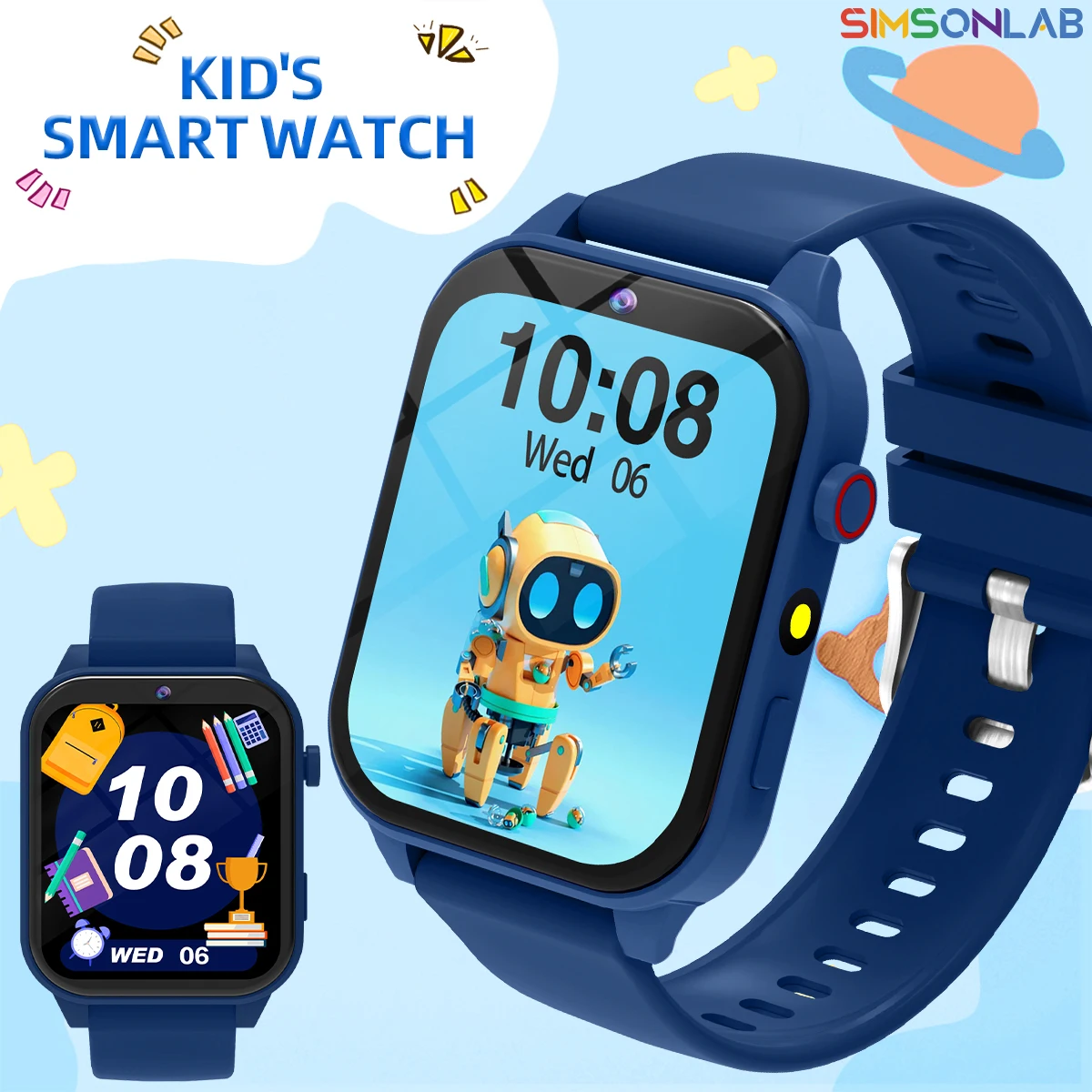 

Smartwatch For Kids Call Touch Screen Camera 18 Games Sleep Monitor Alarm Clock Calculator Great Birthday Gift Boy Girl 2026 New