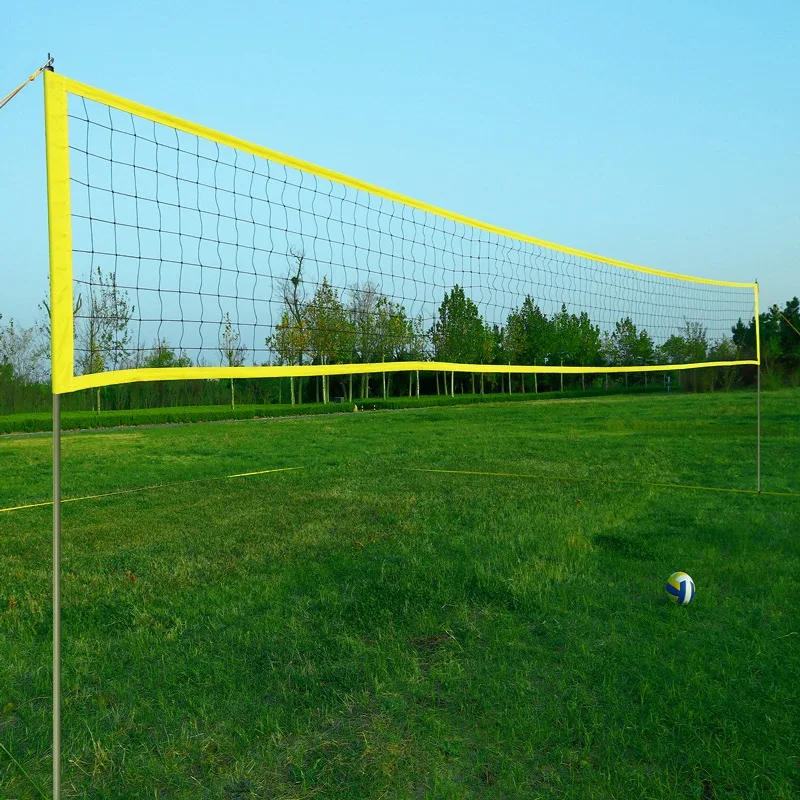 Grass Outdoor Beach Volleyball Set Portable Volleyball Website System