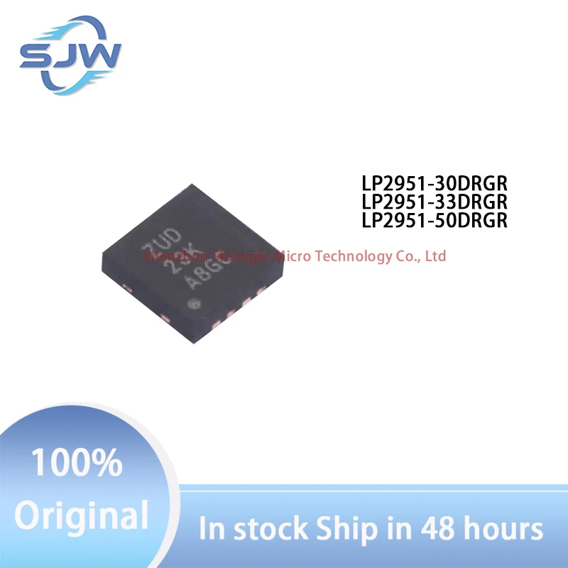 LP2951-30DRGR LP2951-33DRGR LP2951-50DRGR طباعة الشاشة ZUD ZUE ZUF التغليف SON8 رقاقة منظم خطي
