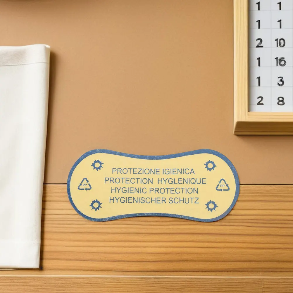 

70Pcs PVC Sticker Labels for Swimsuit Bikini Underwear Hygiene Safety Small Business Supplies Swimsuit Warning Labels