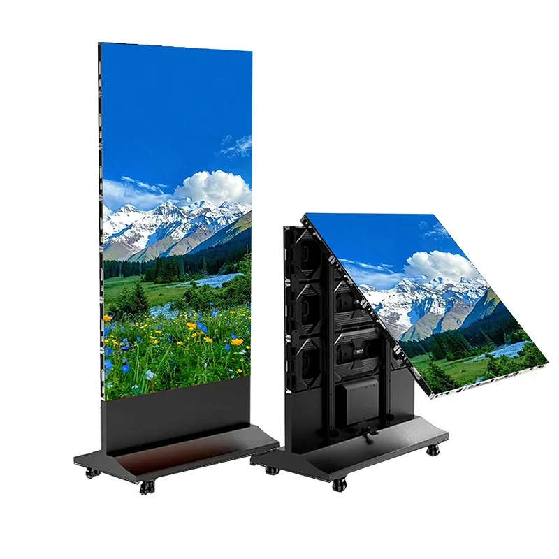 Custom LED Poster Display, Indoor Foldable Screen for Mall, Shop and Retail Advertising view 2