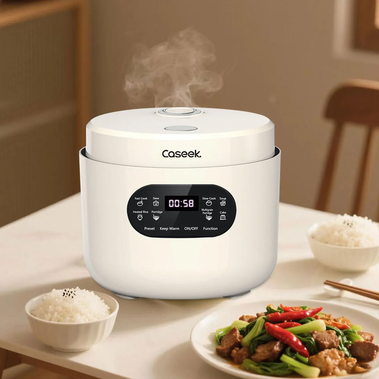 

3L Korea Electric Mini Rice Cooker Automatic Cooking Rice Maker Multicooker Electric Cooker With Steamer Rice Cookers For Home