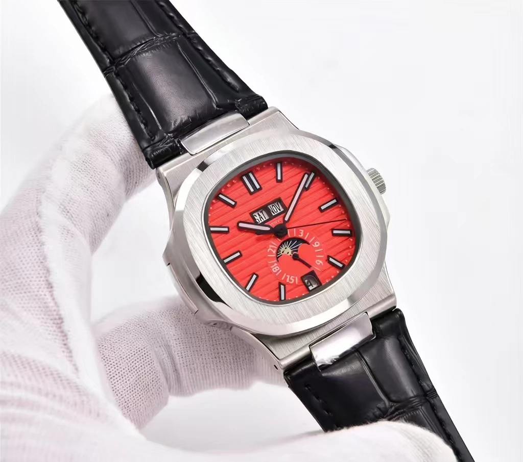 

2026 Luxury Brand Automatic Mechanical Men's Watch Multi functional 904L Stainless Steel Leisure AAA Calendar Watch
