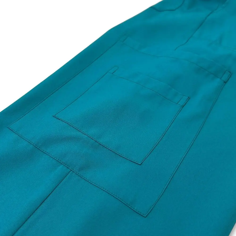 Quick-Drying Unisex Scrub Suit T-Shirt Classic Nurse Doctor Work Clothes Soft Shirt+Pants Clinical Uniform Healthcare