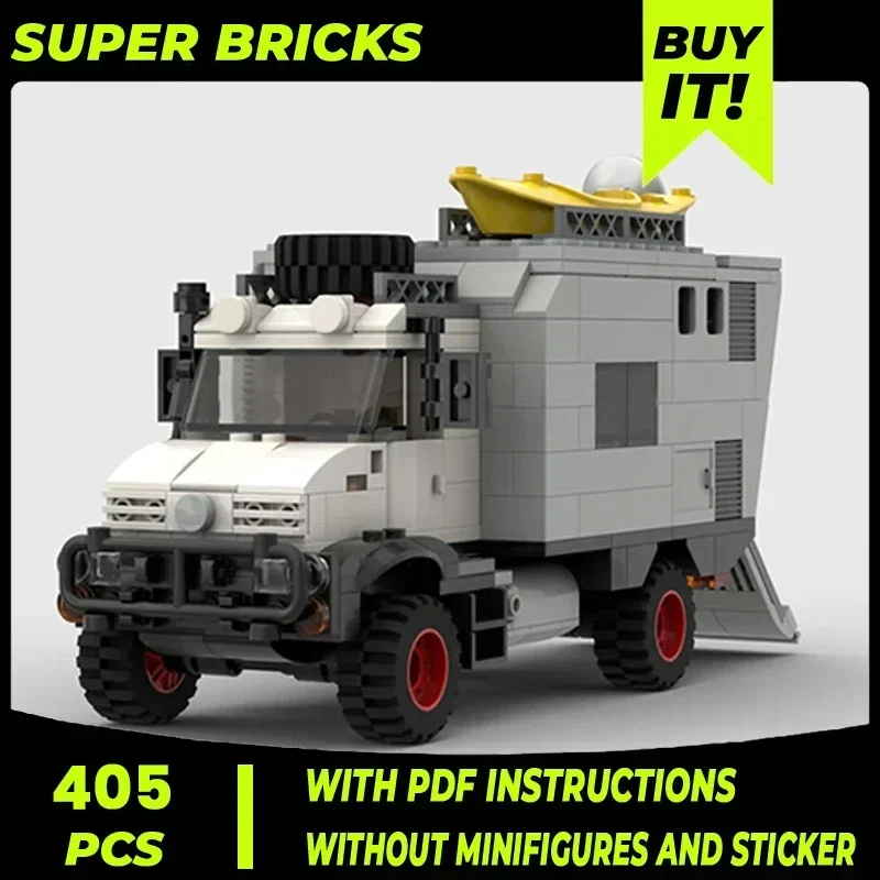 Moc Building Blocks Car Series Off-road Camping Vehicle Technical Bricks DIY Assembly Construction Toys For Child Holiday Gifts