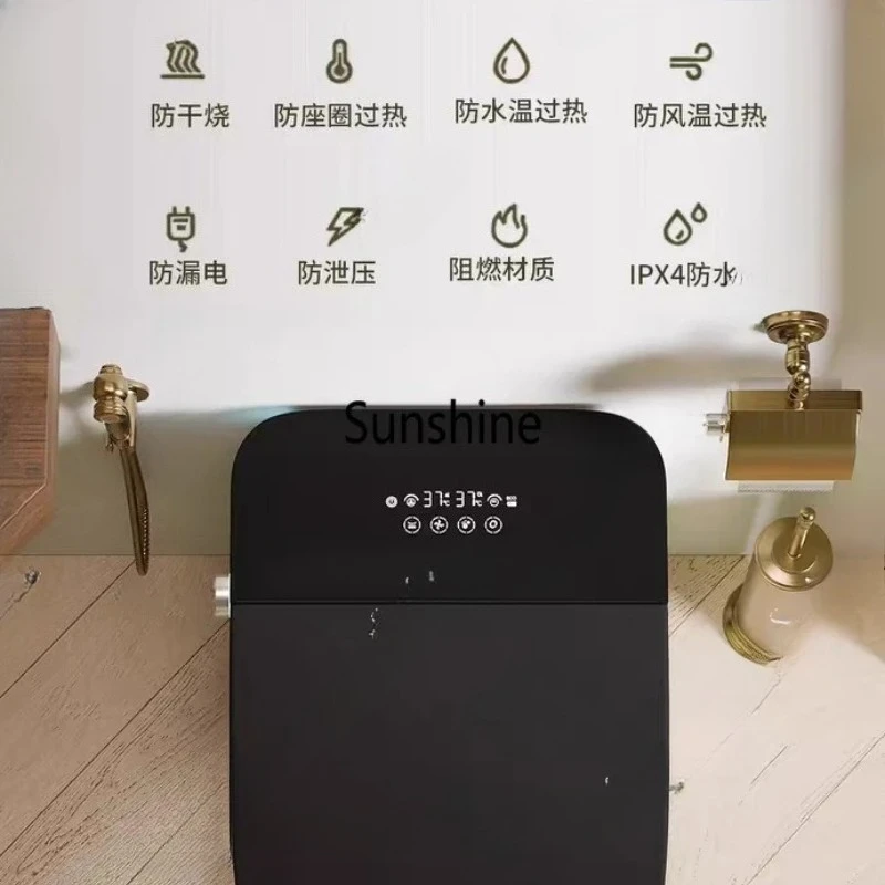 Retro smart toilet, fully automatic integrated household toilet without water pressure limit