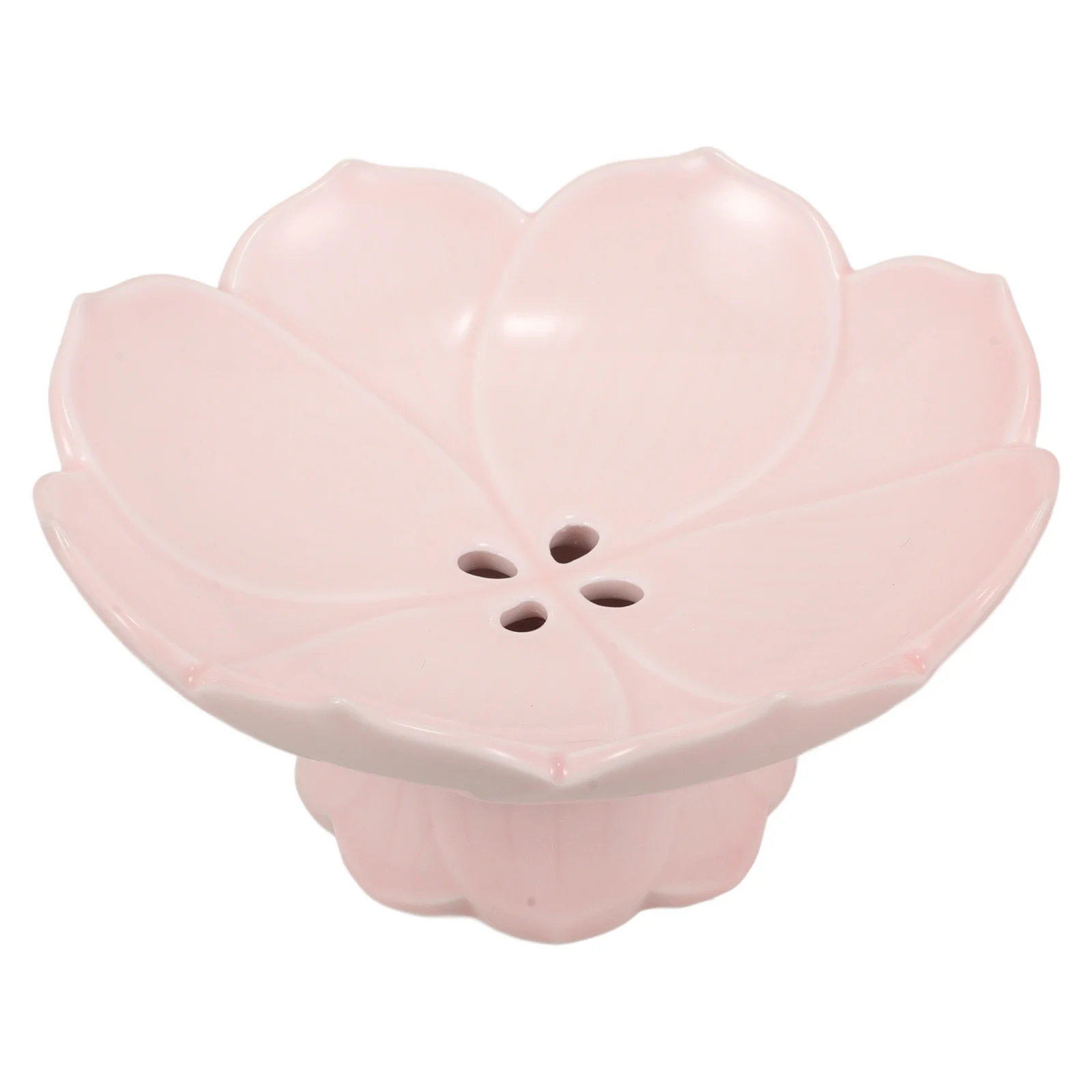 

Lotus Fruit Plate Creative High-Footed Ceramic Fruit Tray for Serving Tea Cakes Fruits Dried Fruits Decorative Dessert Snack